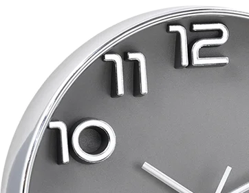 3d Diy Creative Round Modern Classic Digital Meeting Room Wall Clock