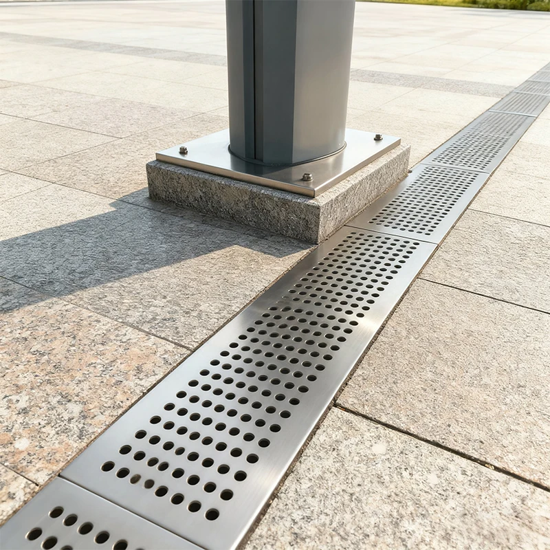 Residential area grating