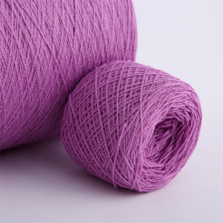 Factory Supply Cotton Sustainable Acidproof Non Fading Blended Core Yarn  For Sweater