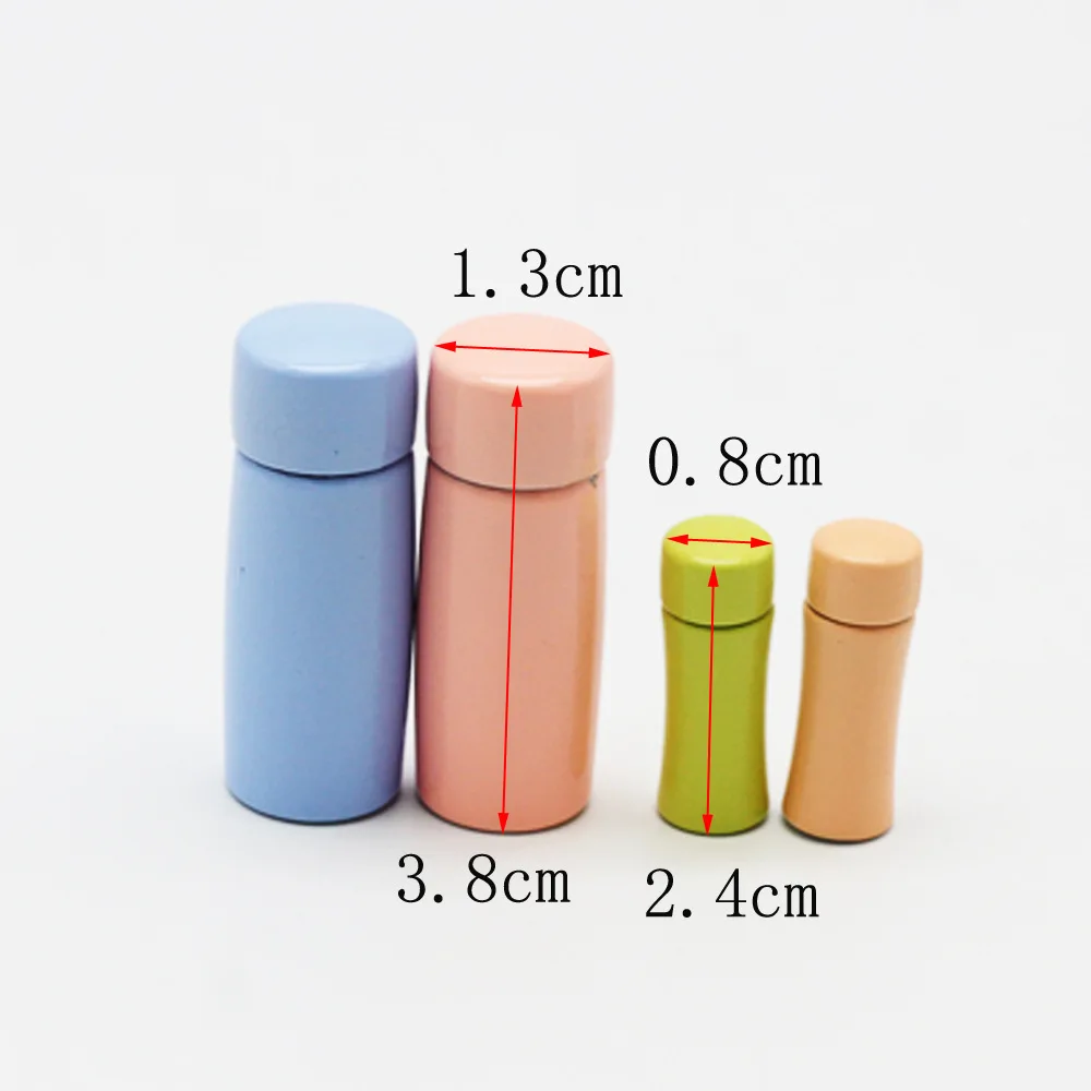 High Quality Dollhouse Miniature Thermos Water Bottle For Bjd Dolls