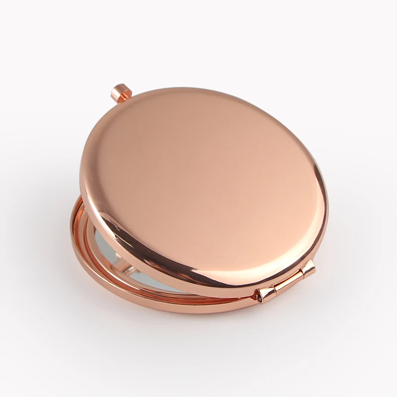 
Персонализированное компактное зеркало с бесплатной гравировкой логотипа металлическое карманное увеличительное зеркало 