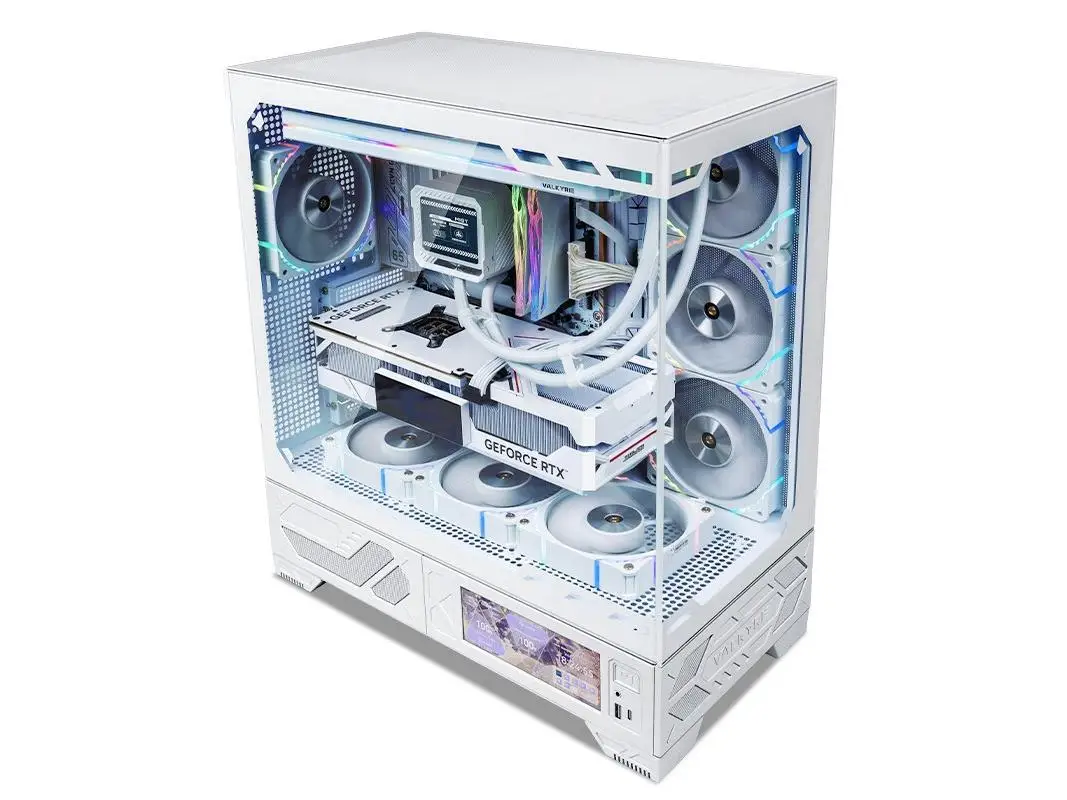 Valkyrie VK03M PCケース M-ATX対応 VALKYRIE VK03-M LCD M-ATX ゲーミング PC デスクトップケース