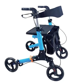 JSA351  Portable folding  rollater and Best price Rollater walker for disabled elderly adults walker and rollator