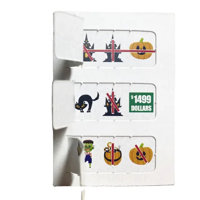 High Quality Factory Direct Sales New Design Pop-Opens Tickets Theme Games Pull Tabs Tickets Full Color Printing