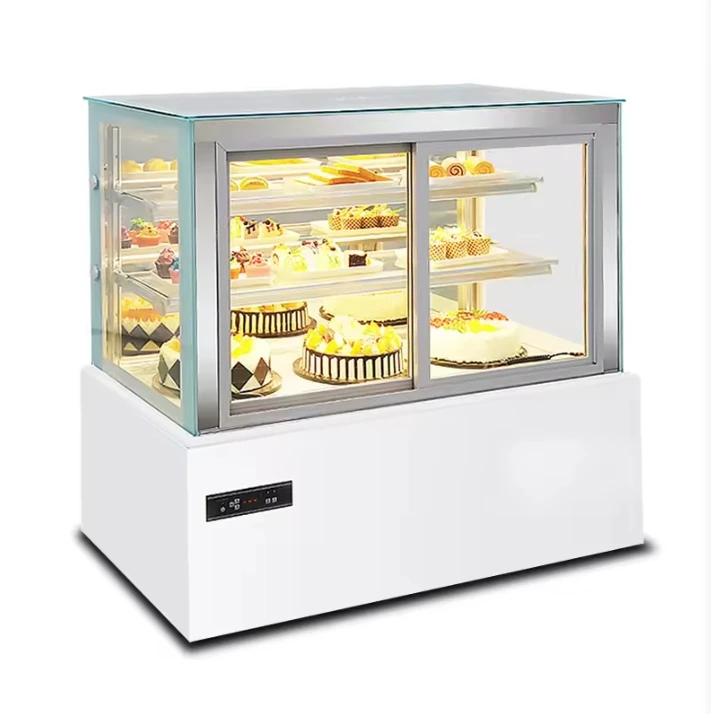 Front Open Door Cake Showcase Refrigerator Freesstanding Bakery ...