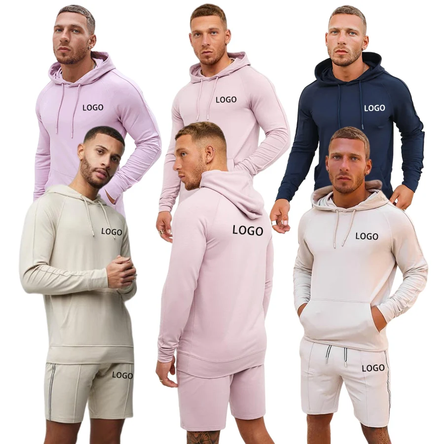 Casual Plain Solid Brand Tracksuit 