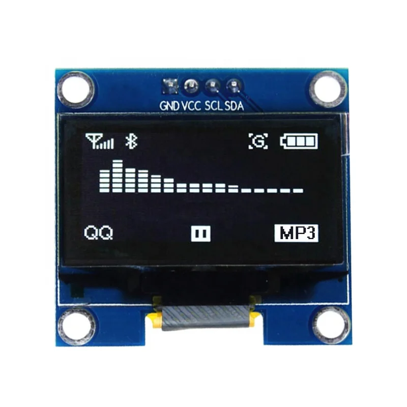 Mini 1.3 Inch OLED Display Module 128*64 IIC Interface OLED Screen SH1106 White/Blue Light 4 PIN 1.3 Inch OLED Display Module