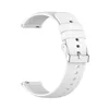 Bracelet blanc C2, boucle argentée
