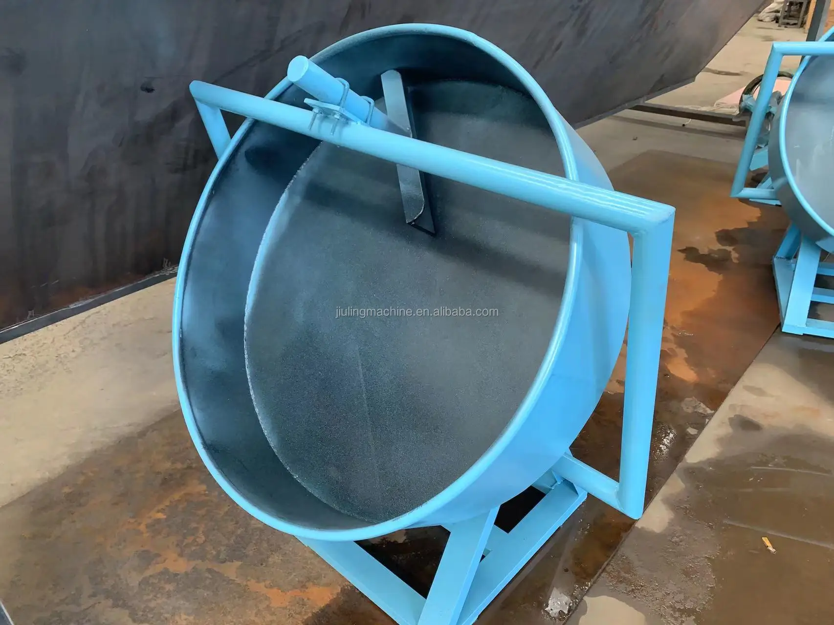 JIULING Factory Orgainic Fertilizer Granulation 200mm Disc Granules Maker Pan Disc Granulator Machine