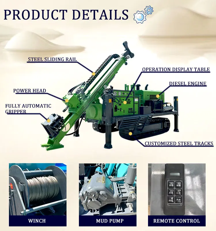 Remote Coring Rig Full Hydraulic Core Exploration Drilling Rig Wireline Rope Core ...