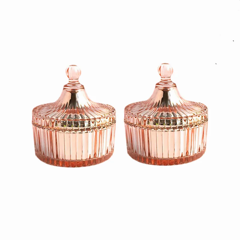 
Экологичный прозрачный и цветной стеклянный роскошный сосуд для свечей, конкурентоспособная цена 