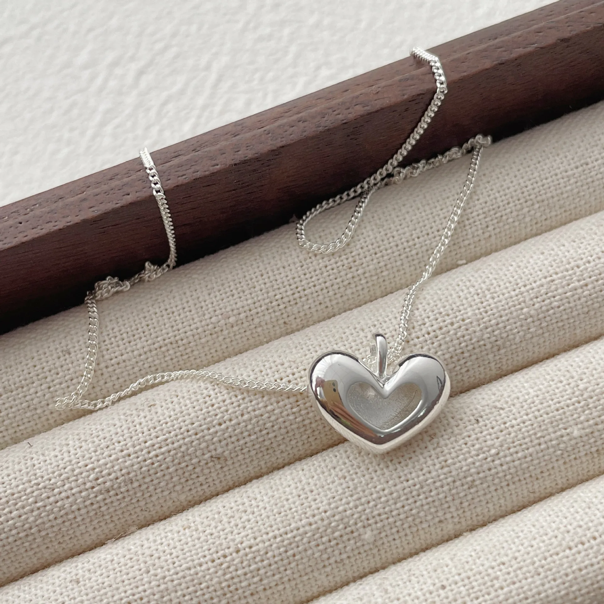 Sterling Silver Heart Necklace High Quality Unique Fashion Jewelry For ...