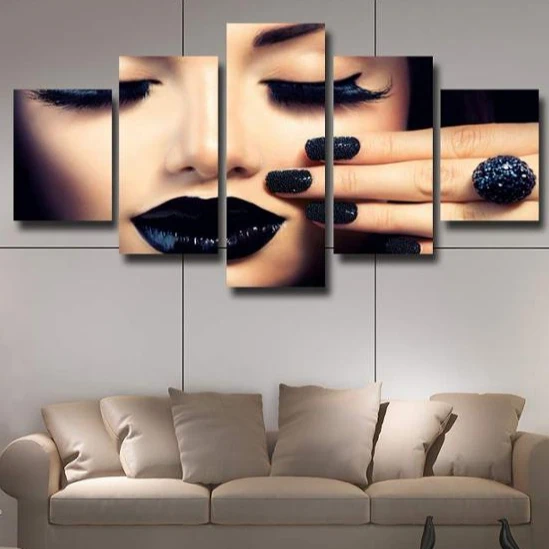 Poster Home Decor Wall Art Beautiful Manicure And Pedicure  Art/Canvas Print 