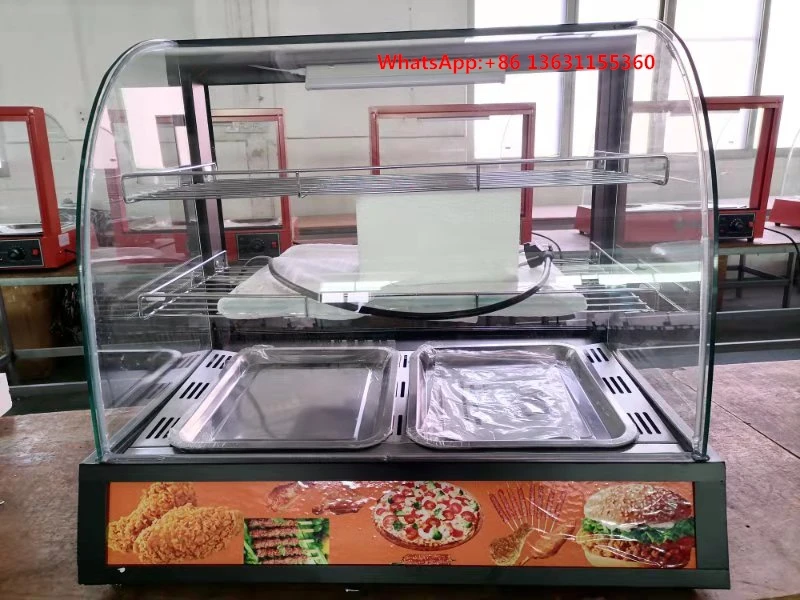 Kitchen Catering Electric Hot Food Warmer Display Showcase With CE factory