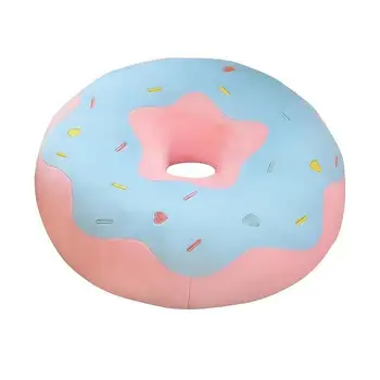 Hot selling plush cushion stuffed toys for gifts donut plush toy sofa pillow cushion