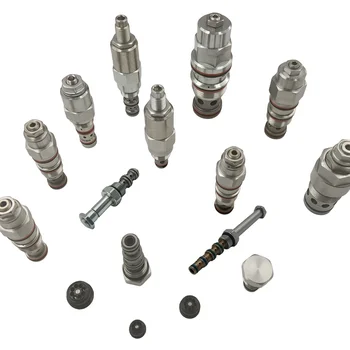 High performance hydraulic valves for oil flow screw-in cartridge valves construction machinery parts