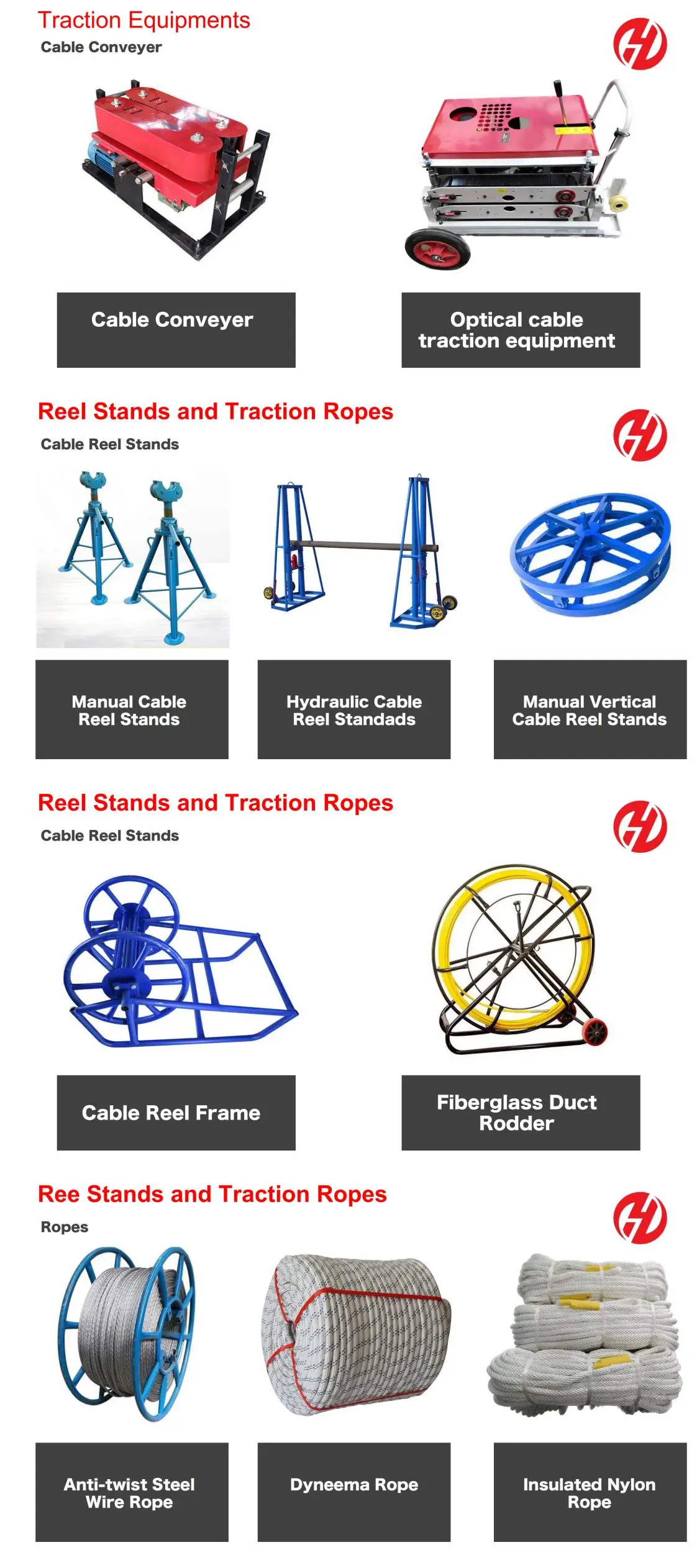 5T 10T 15T heavy load hydraulic cable drum jack stand for cable laying