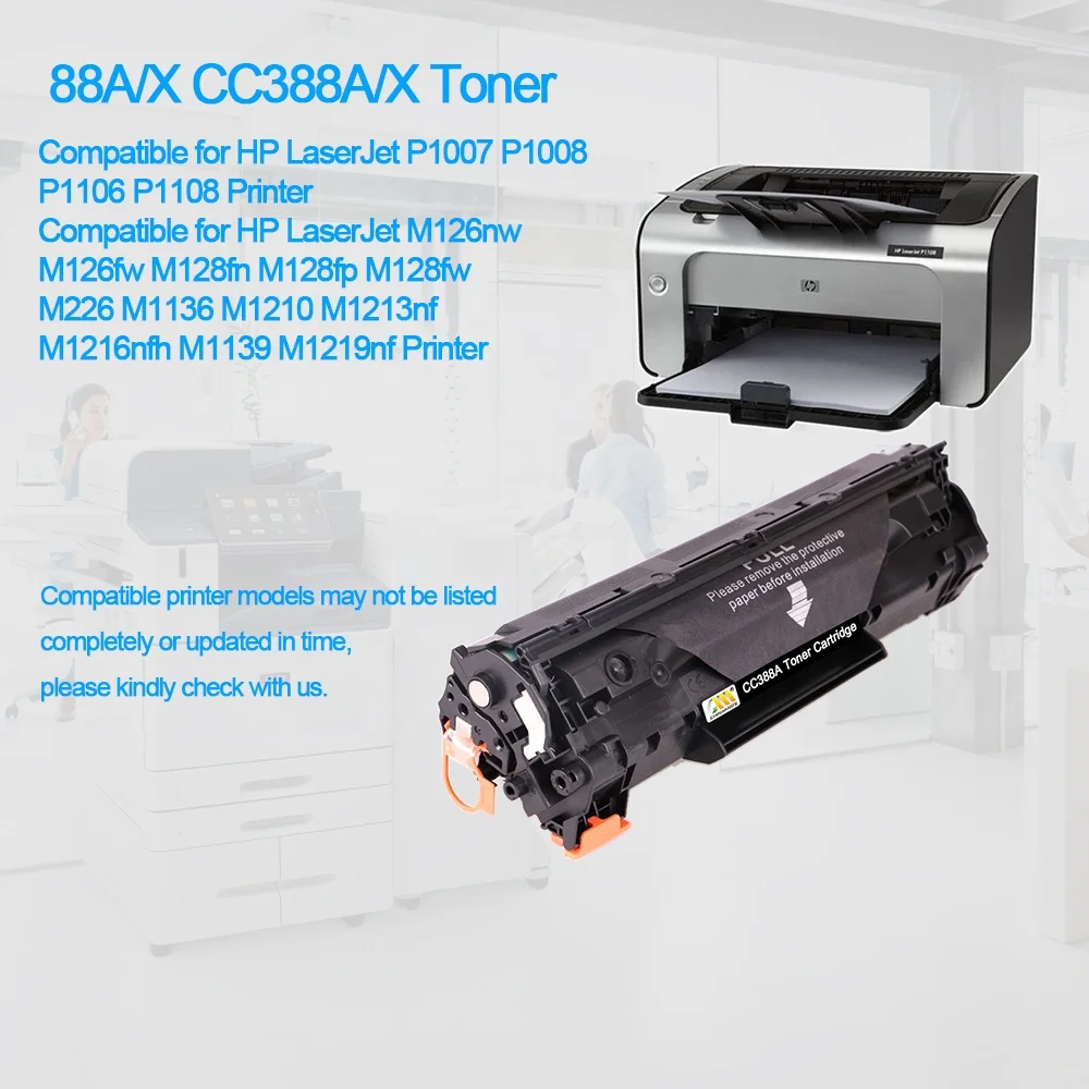 TONER EXPERTE® 2 Toner Compatibili Per HP CB436A LaserJet P1505 P1505n P1506 M1120 MFP M1120n MFP M1522n MFP M1522nf MFP (2000 Pagine - Foto 13