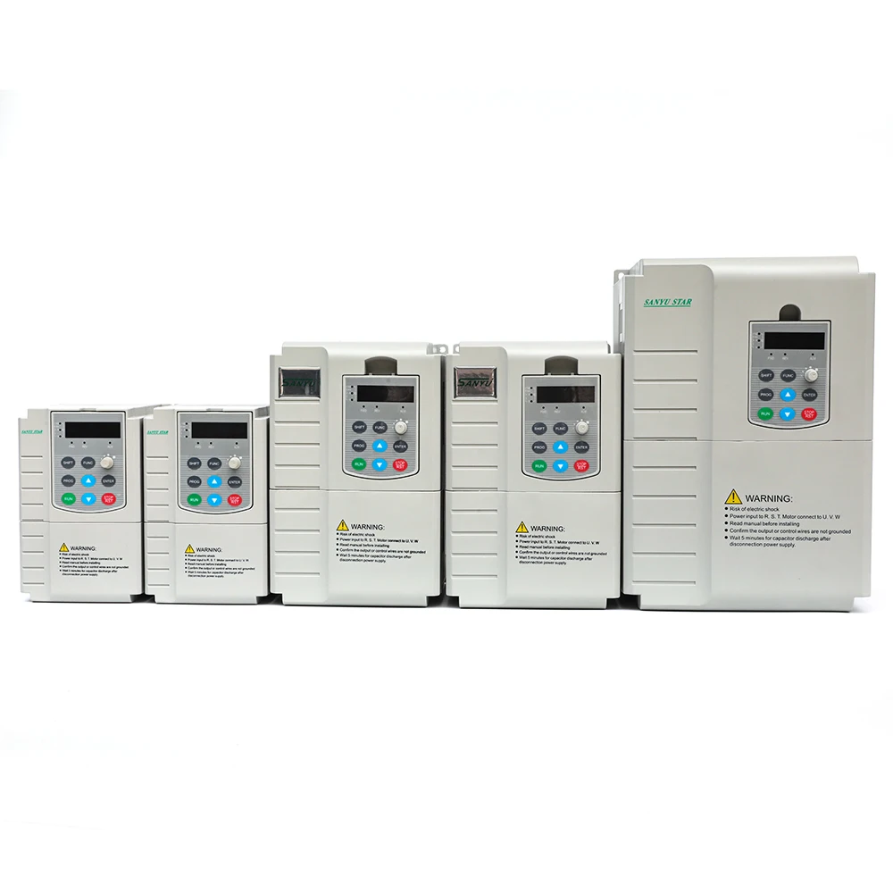 Sanyu High Performance 3 Phase 380V 220V 0.75KW-450KW VFD Frequency Inverter Inverter AC Drive Support Customize