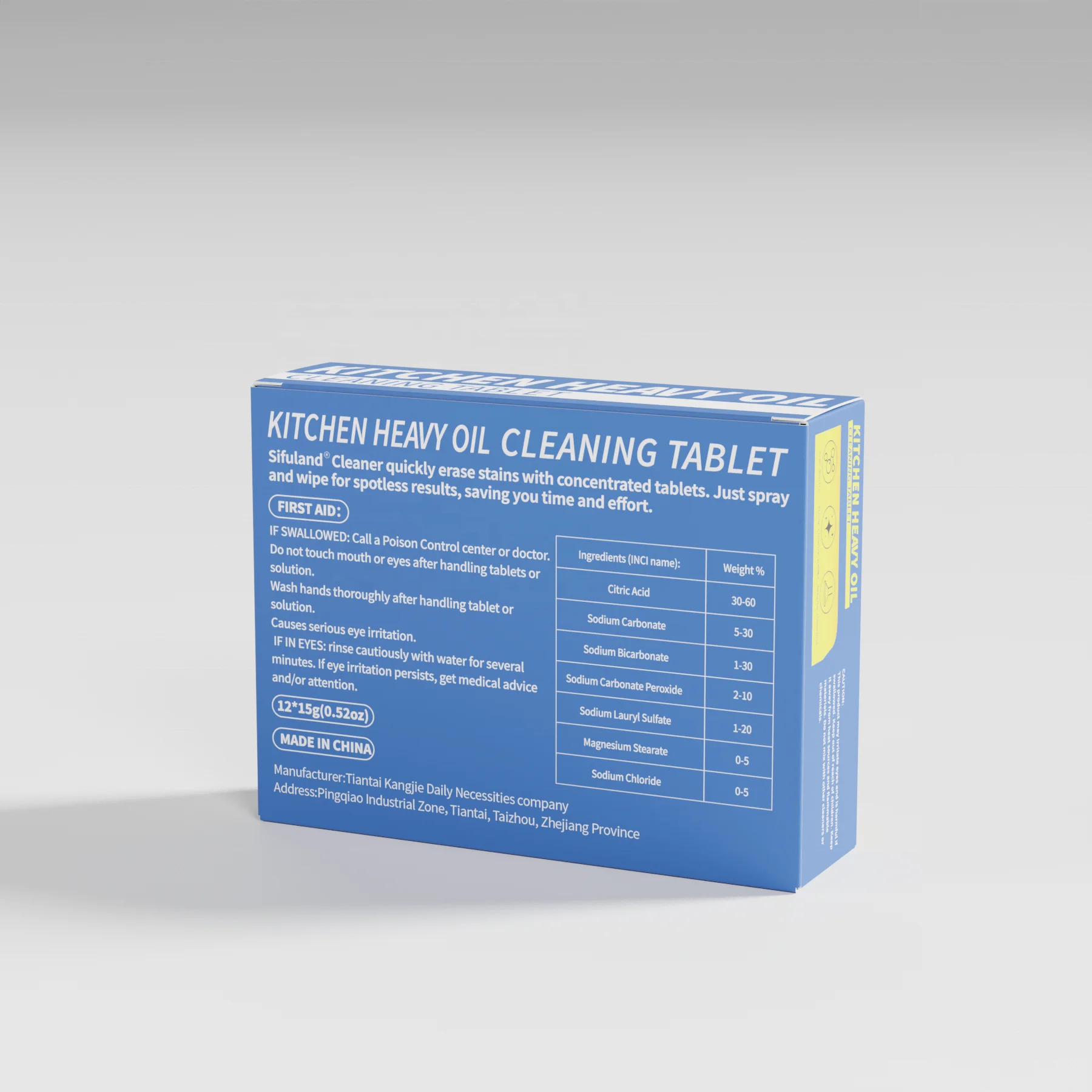 High Quality Durable Eco-Friendly Washing Machine Cleaning Tablets Various Sink Cleaning Tablets for Bathroom Use
