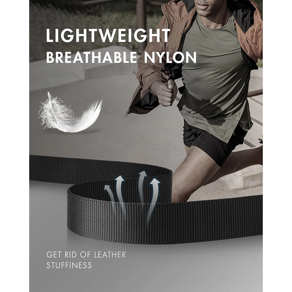 Adjustable Men's Tactical Waterproof Multifunctional Wear-resistant Rigger Belt Utility Web Nylon Novelty Work Belt