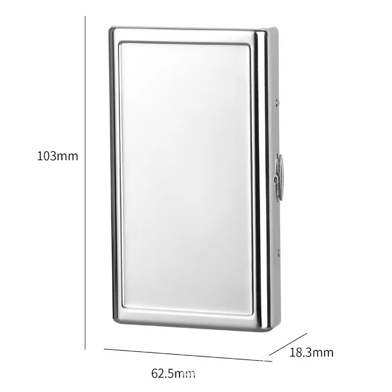 Factory Wholesale Metal Cigarette Cases & Portable Holders Customizable Protective Cases preview 3