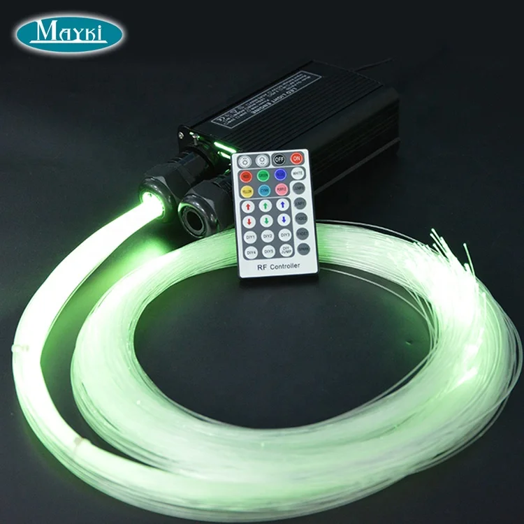32W RGBW APP Control 1200pc LED Fiber Optic Star Ceiling Light Kit