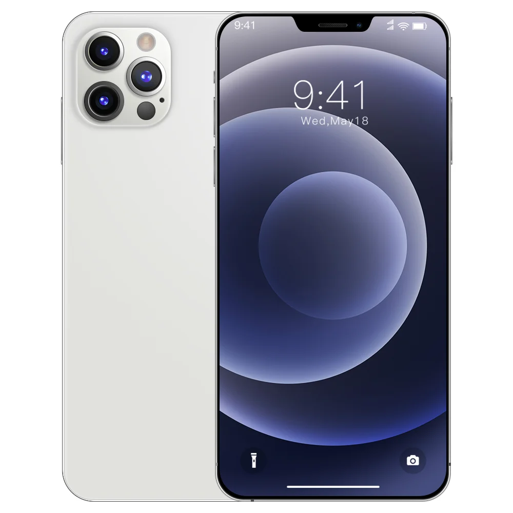 Смартфон i12 Pro Max, 6,7 дюйма, 12 + 512 ГБ, HD экран, Android 10