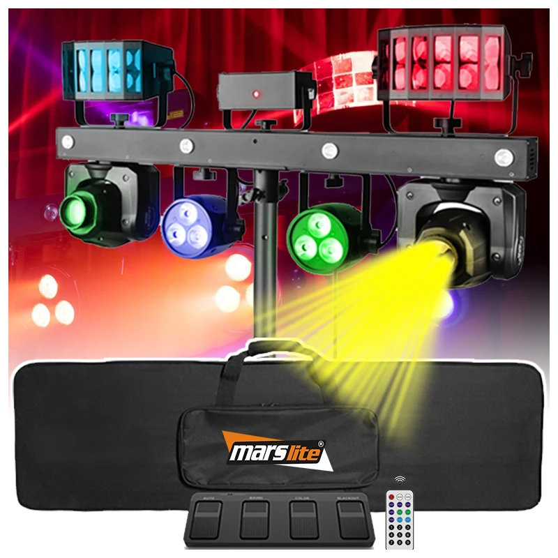 Professional Portable Dj Light Set With Stand New Gig bar Move Dj Lighting System Dj Lights Gig bar for Disco Party Stage Lights