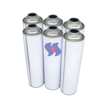 Diameter 70x250mm Empty Aerosol Tin Cans Aerosol Metal Cans With CMYK Printing Acceptable