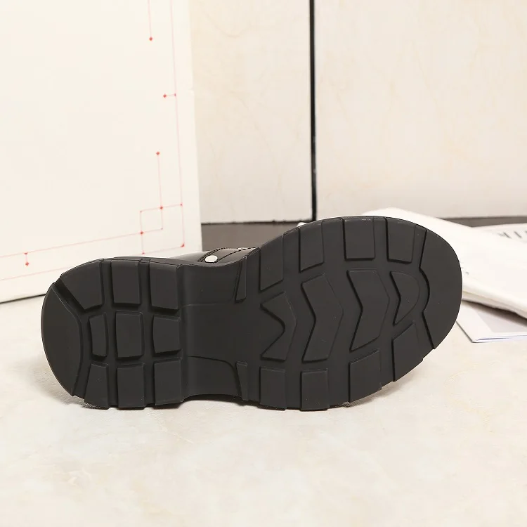 Women Oxford Shoes Black Oxford High Tops Platform Women Casual Shoes Lace Up Fashion Sneakers