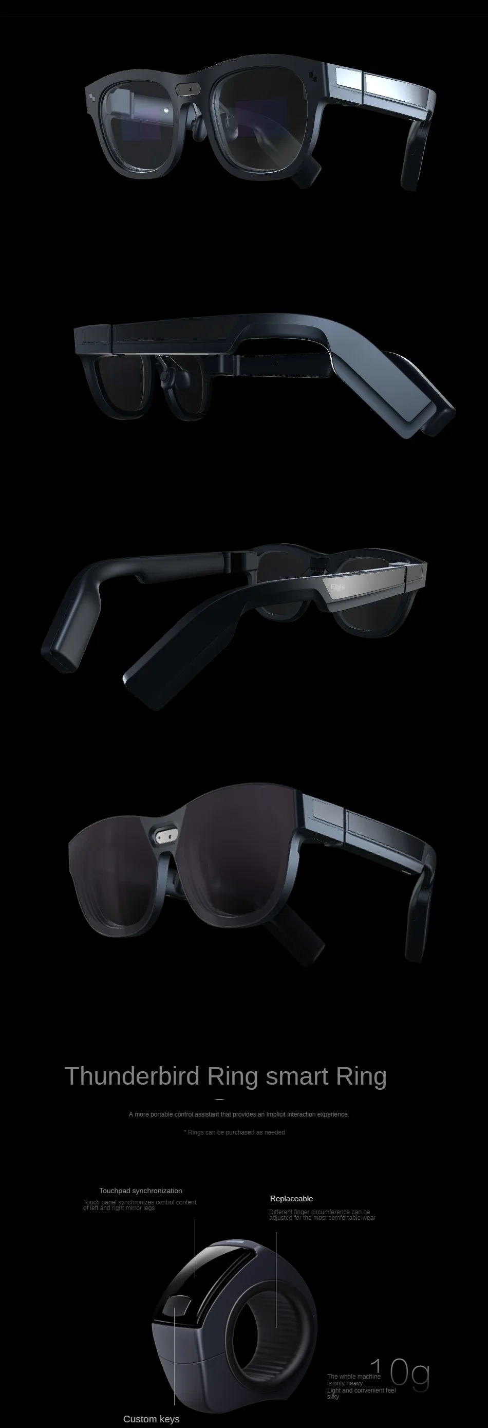 Rayneo X2 Tcl Smart Ar Glasses True Wireless Full Color Binocular Xr ...