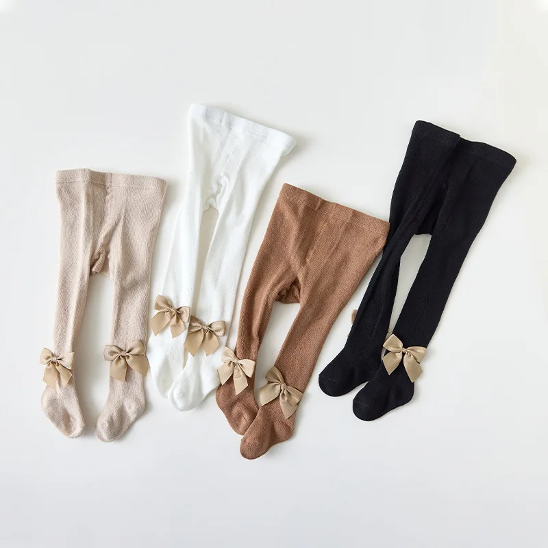2024 New Design Spanish Style Hollow Mesh Cotton Spring Summer Girls Tights Children Pantyhose