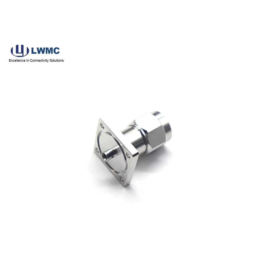 product n male 4 holes flange mounted solder for 141cable-7