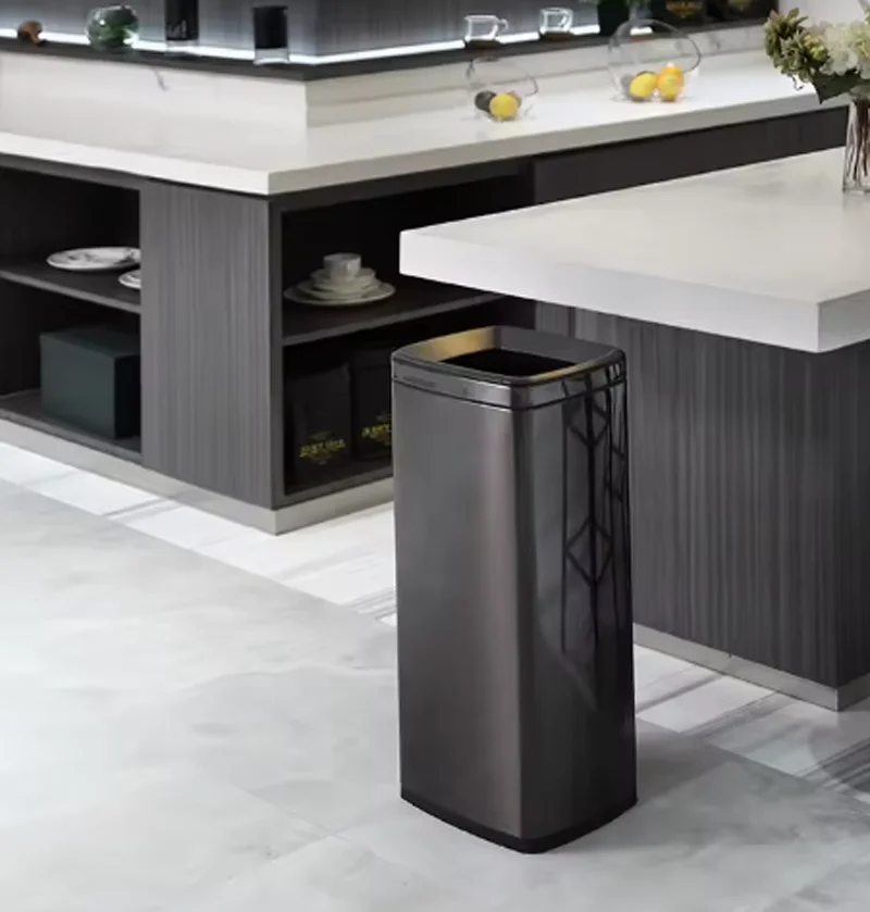 Restaurant trash can