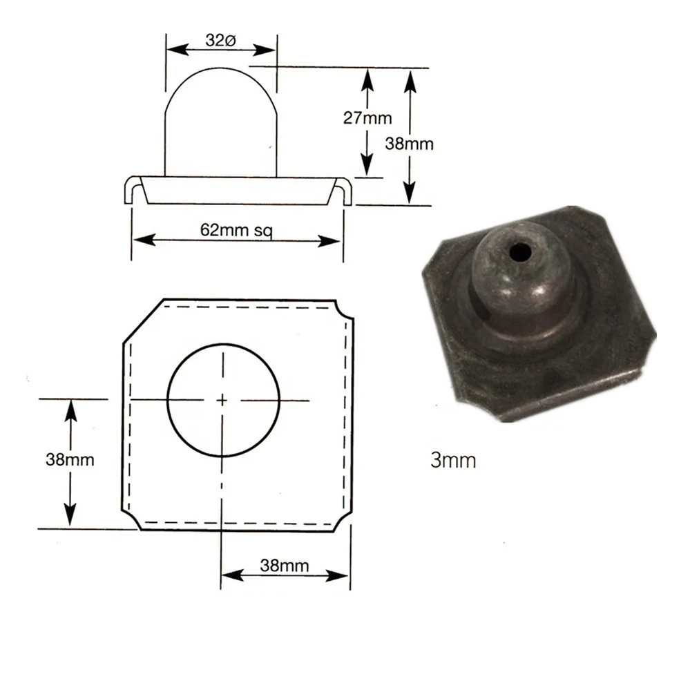 Custom Made Sheet Metal High Quality Carbon Steel Nesting Feet for Pallet Stacking