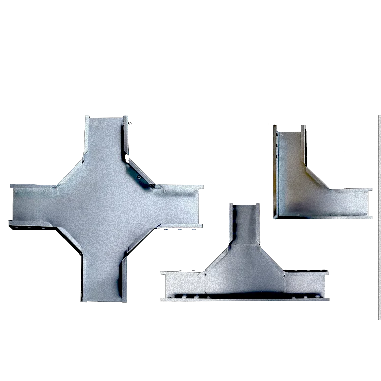 Powder Coating Elbow Solid  Horizontal 90 Degrees Bends Through Cable Tray