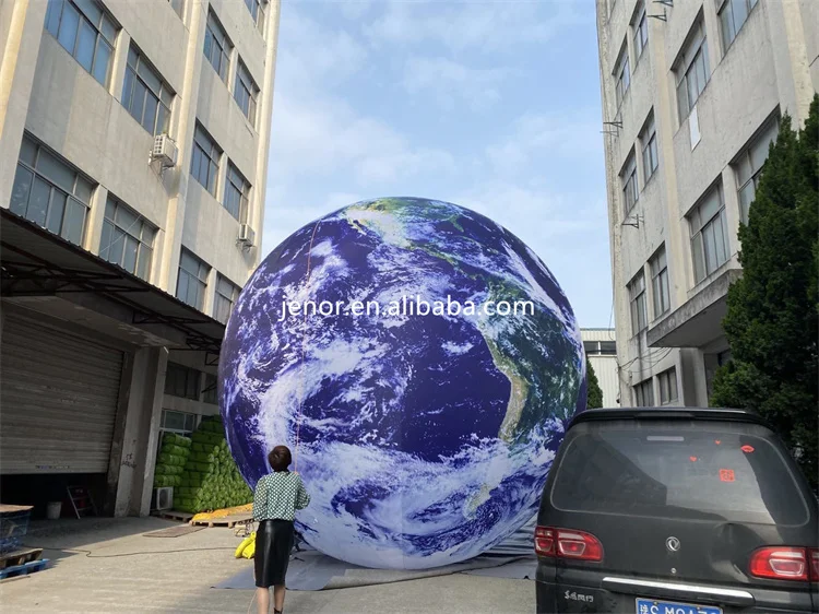 Giant Inflatables World Globe Earth Map Ball with Light for Decoration
