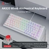 AK820 AS Interruttore Rosso Contour Bianco Illuminazione Mista