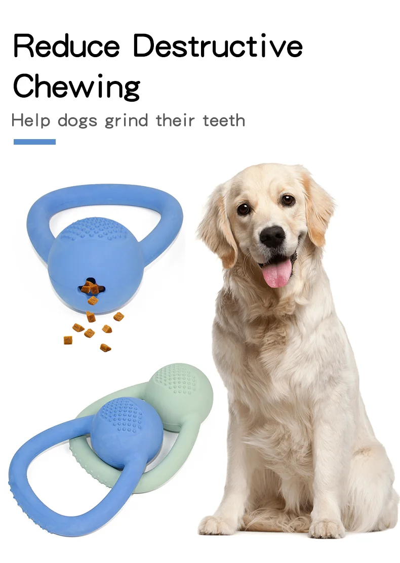 2024 New Developed Pet Kettlebell Tug Toy Eco Friendly Durable Rubber