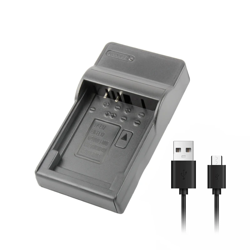 LP-E12 LC-E12 Universal Fast Micro Charger for for Canon EOS M M2 M10 100D Rebel SL1 Cameras and Li-ion Batteries