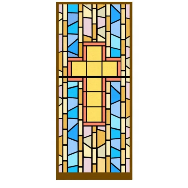 religious stained glass design