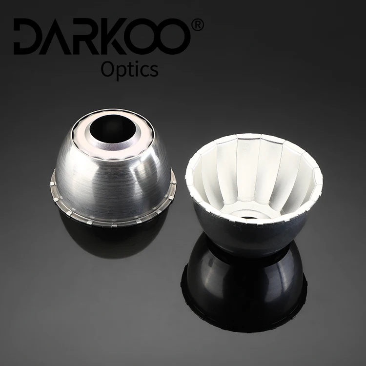 Custom Aluminum Reflector Led Pc Lens Light Led Lamp Reflector Lampara Cob Round Reflector