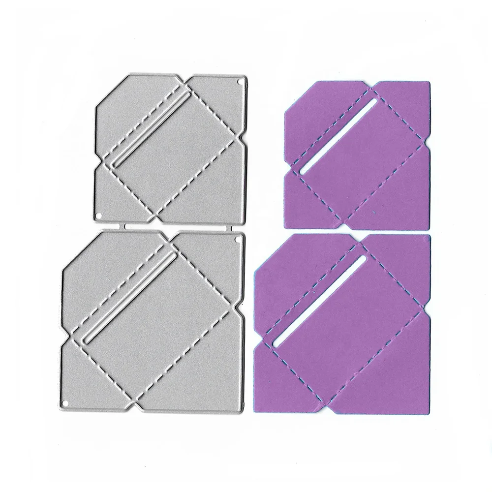 Mini Envelope Embossing Folder Dies for Scrapbooking Craft Metal Cutting Die Cuts for Card Making