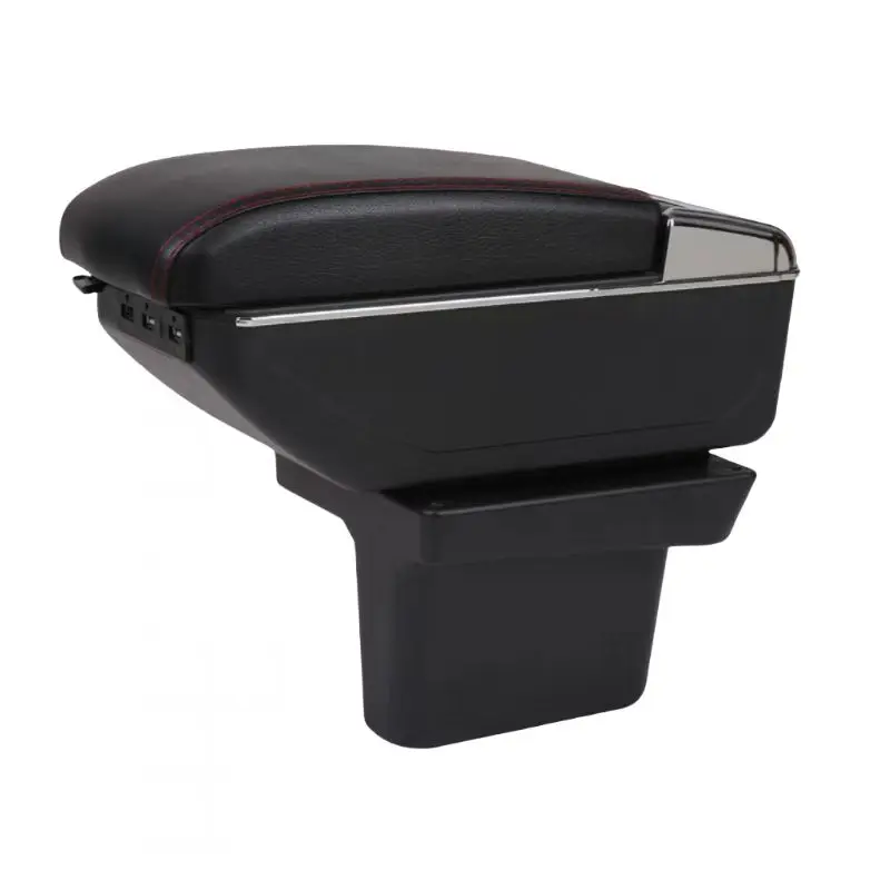 Car Armrest Console Box Double Storage Box 7 USB  Car Interior Accessories for Wuling Confero S