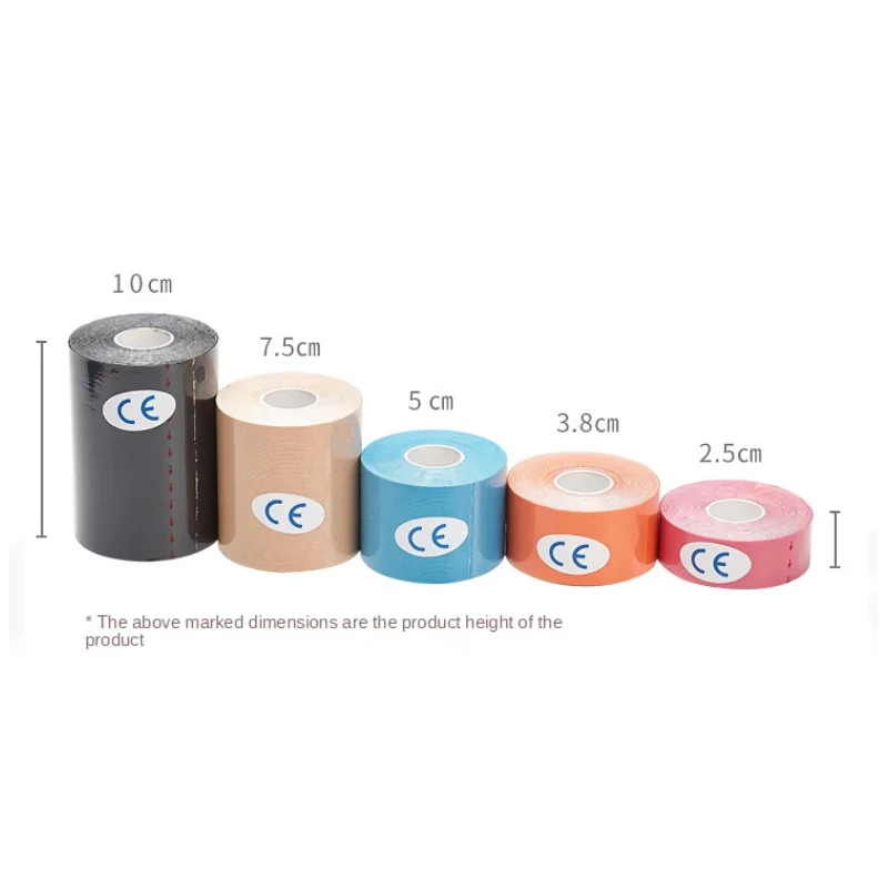 Bilink 2.5cm*5m Wholesale Custom Printed Multicolor Sports Kinesiology