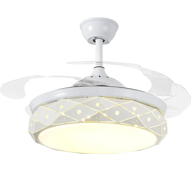 42" Dimmable Fandelier Ceiling Fan with Light Color Change Chandelier Ceiling Fan with Remote