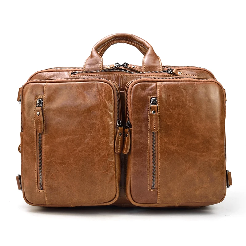 brown leather satchel bolsa mens