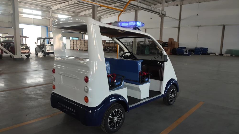 Специальная тележка для гольфа с низкой скоростью 5-местная электрическая патрульная