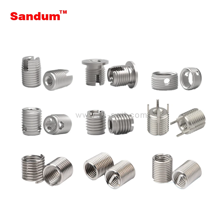 M3 To M16 Stainless Steel Selftapping Wire Threaded Inserts For